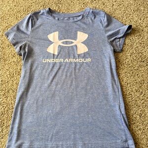 Under Armour Girls Purple Tee